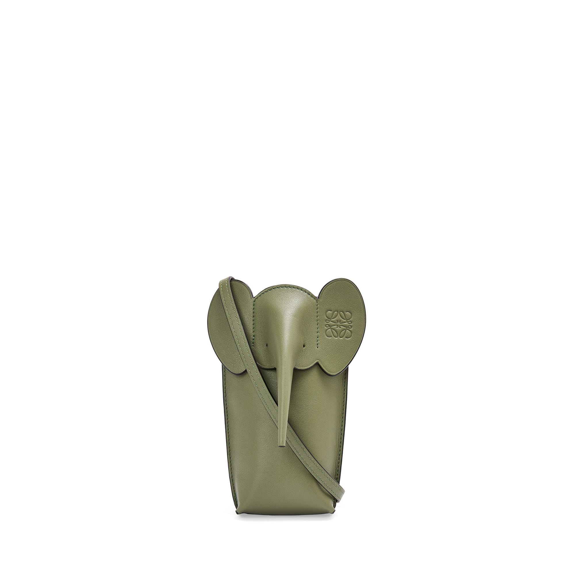 LOEWE Replica bags Elephant Pocket in classic Calfskin