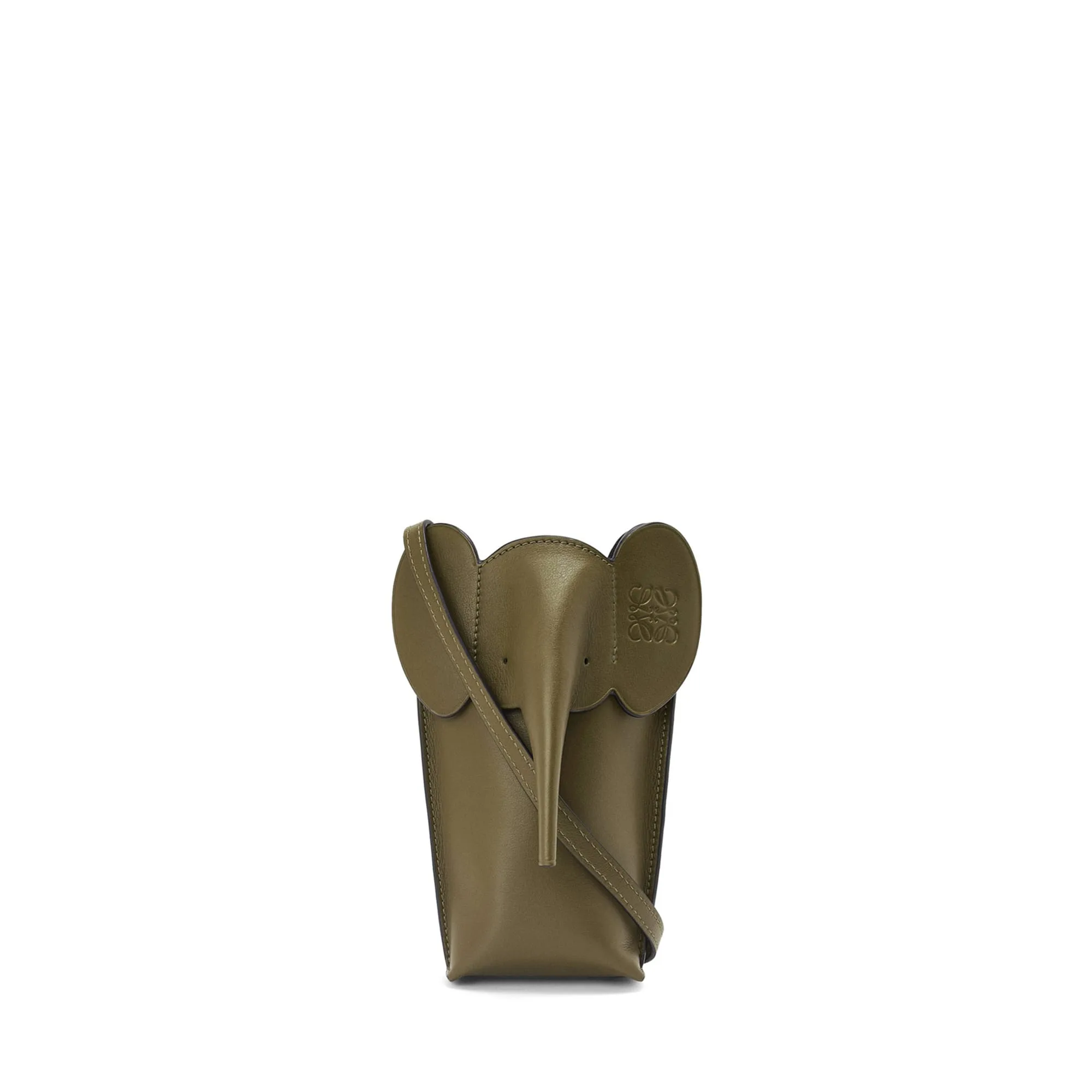 LOEWE Replica bags Elephant Pocket in classic Calfskin