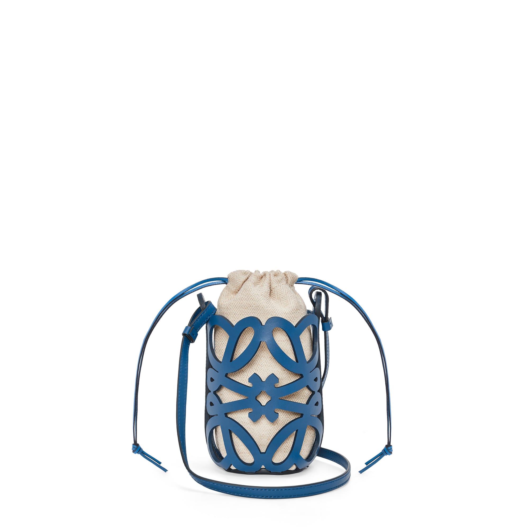 LOEWE Replica bags Anagram cut-out pocket in classic Calfskin and Canvas