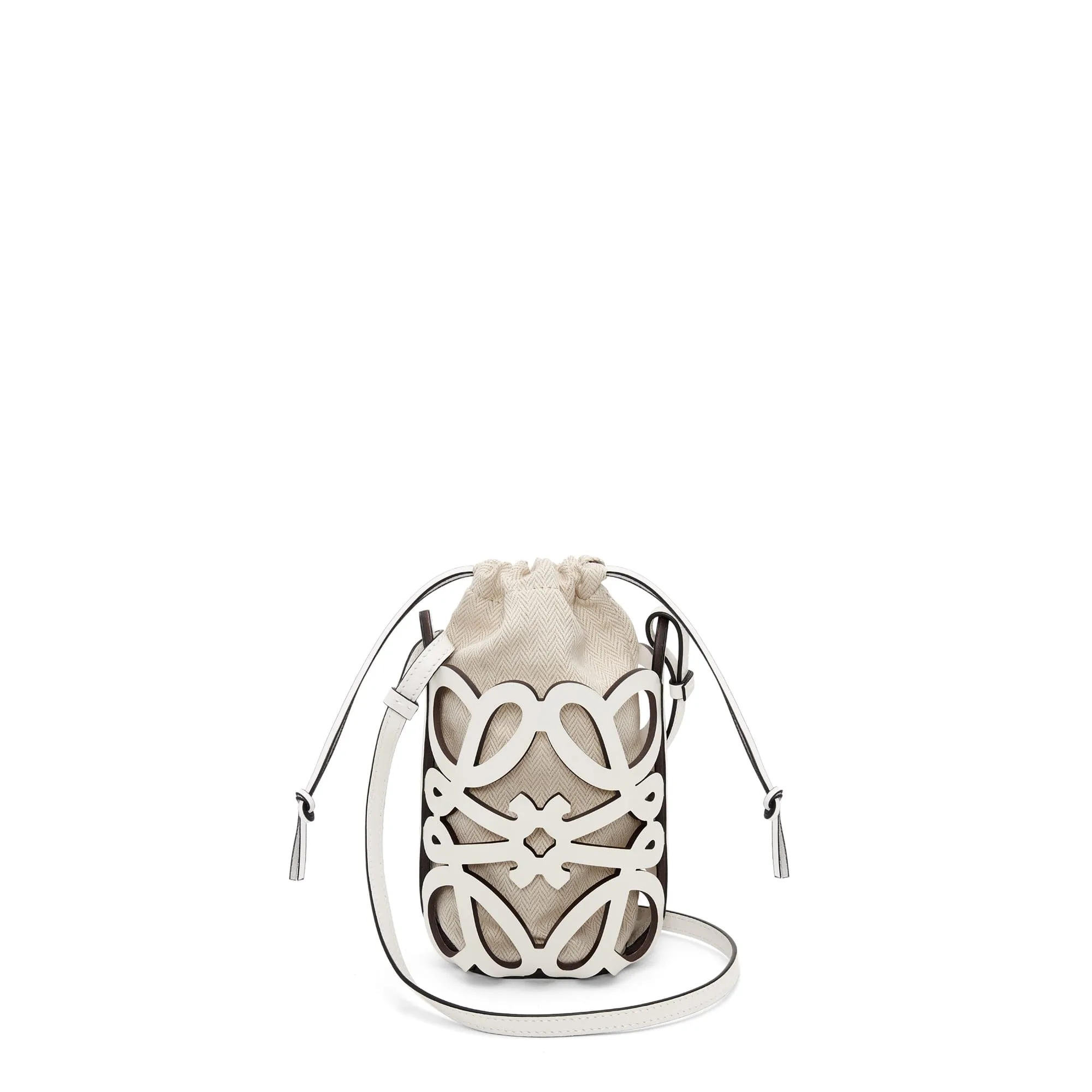 LOEWE Replica bags Anagram cut-out pocket in classic Calfskin and Canvas