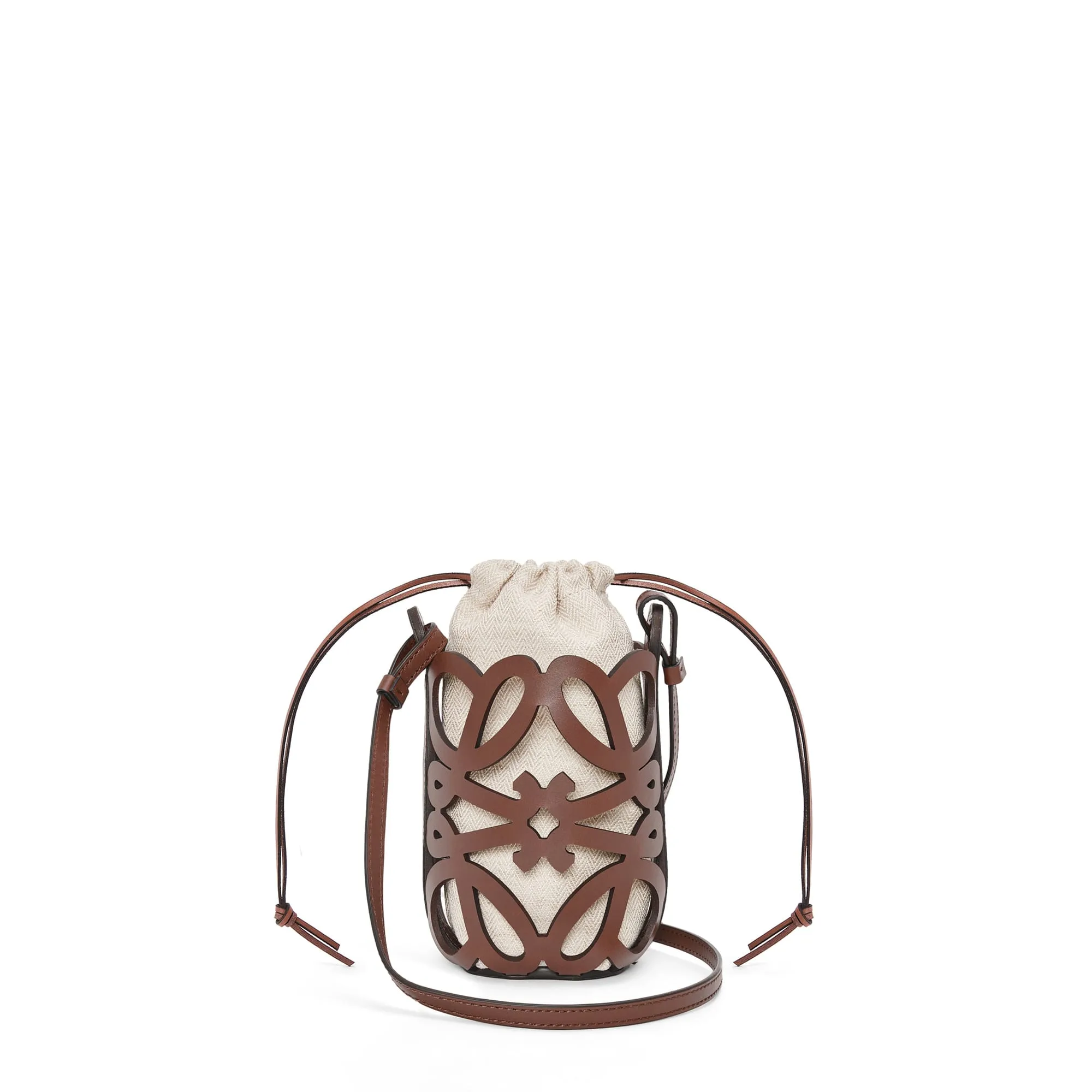 LOEWE Replica bags Anagram cut-out pocket in classic Calfskin and Canvas