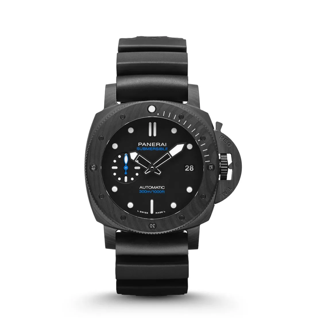 Panerai Replica Watch Submersible Carbotech 42mm Black Dial PAM02231