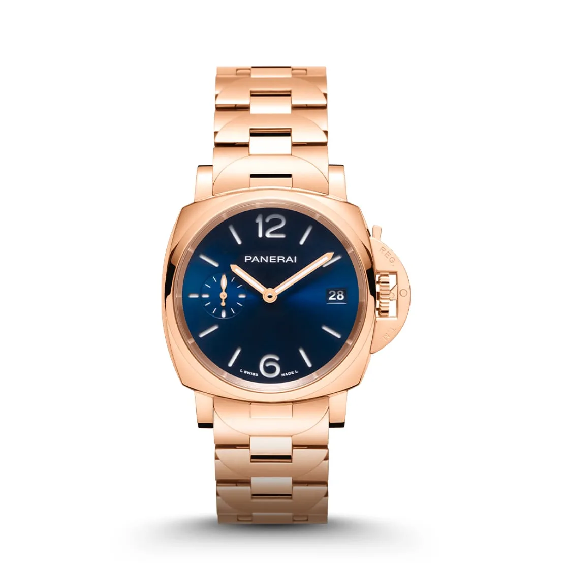 Replica Watches Panerai Luminor Due TuttoOro 38mm PAM01182