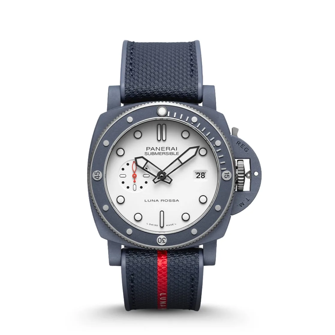 Replica Watches Panerai Submersible QuarantaQuattro Luna Rossa Ti-Ceramitech 44mm PAM01543