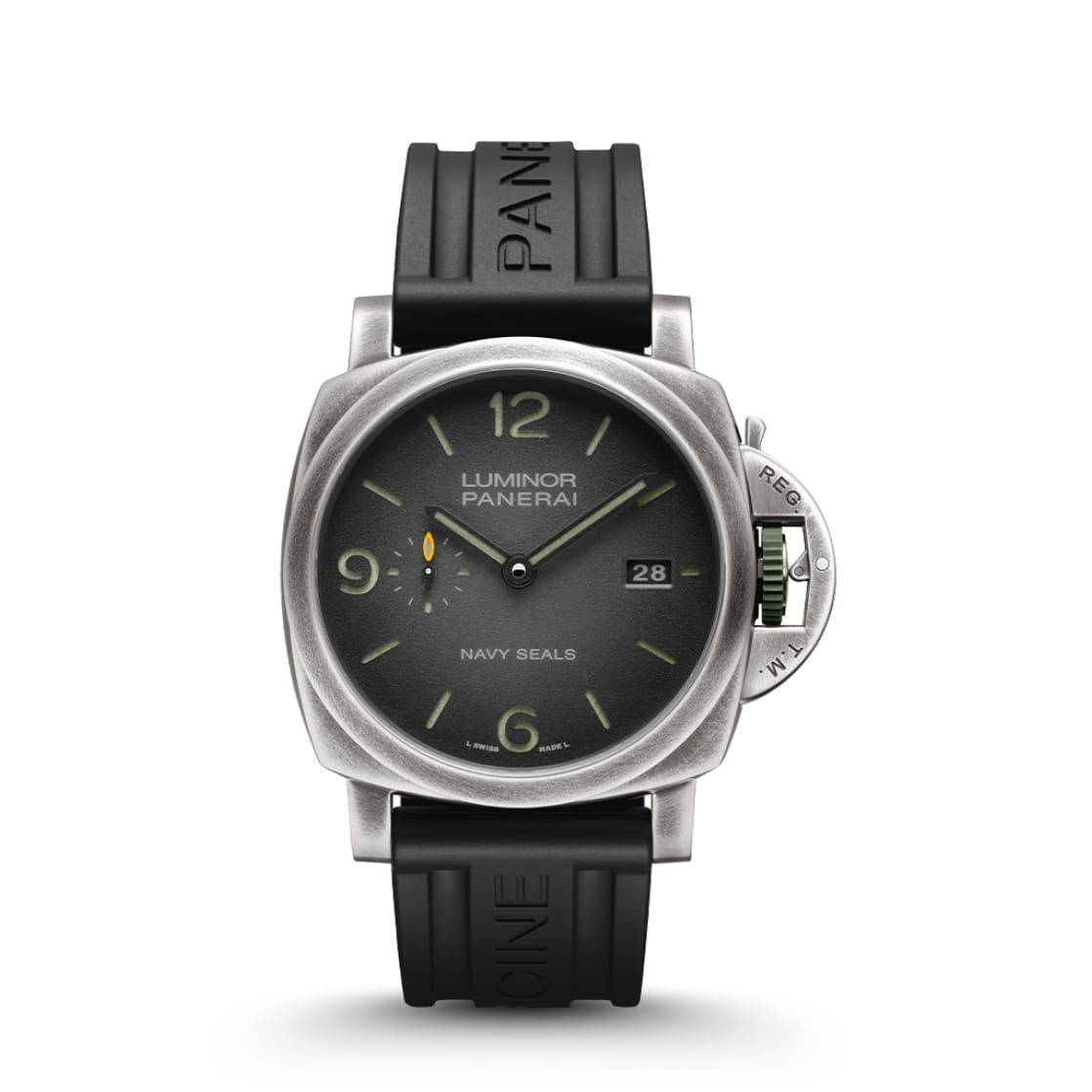 Panerai Replica Watch Luminor Marina Navy SEALs Stainless Steel 44mm Black Dial PAM01412 VSF