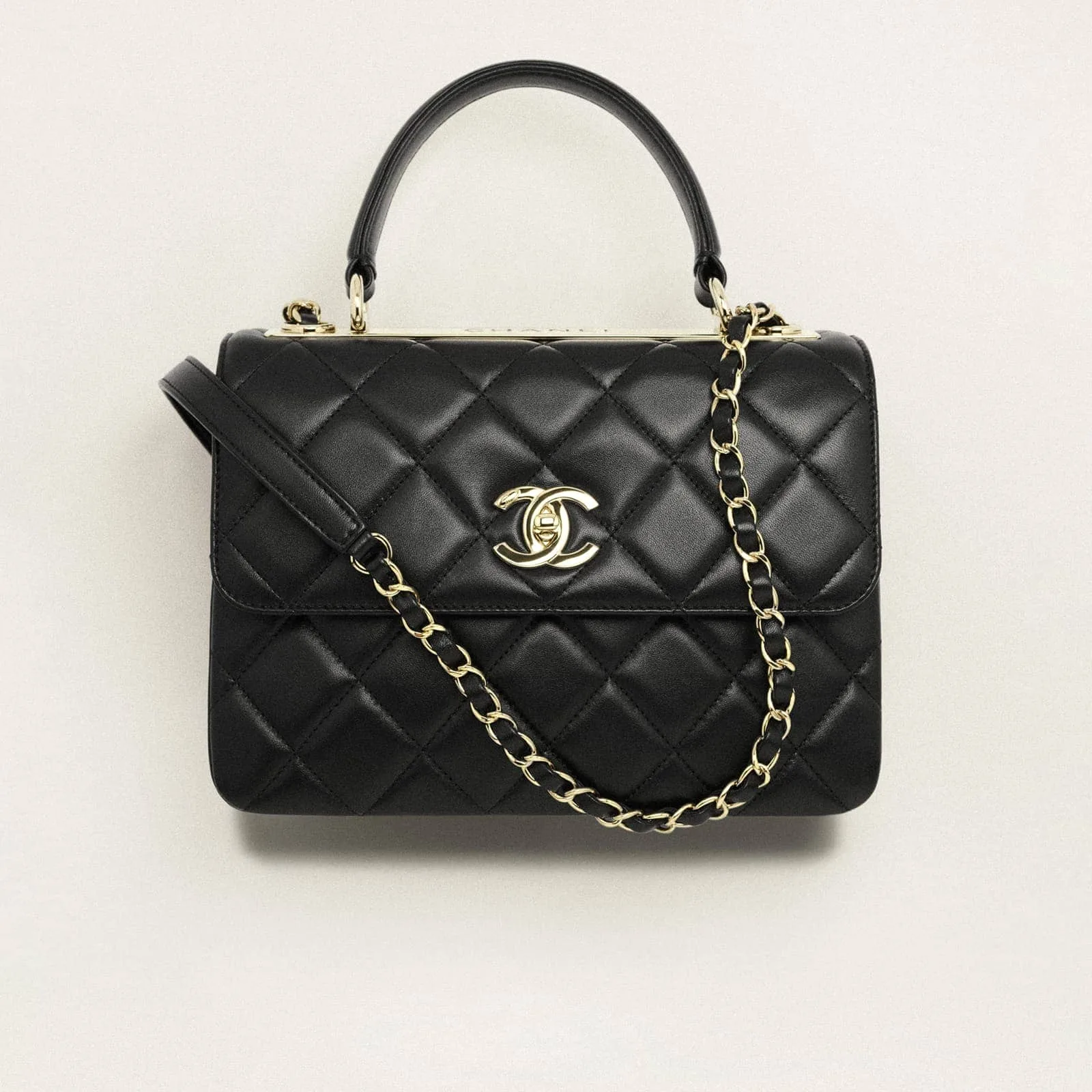 Replica Designer Bags Fake Chanel FLAP BAG WITH TOP HANDLE