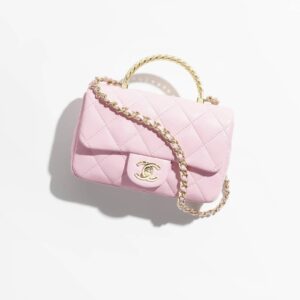 Replica Designer Bag Chanel MINI FLAP BAG WITH TOP HANDLE