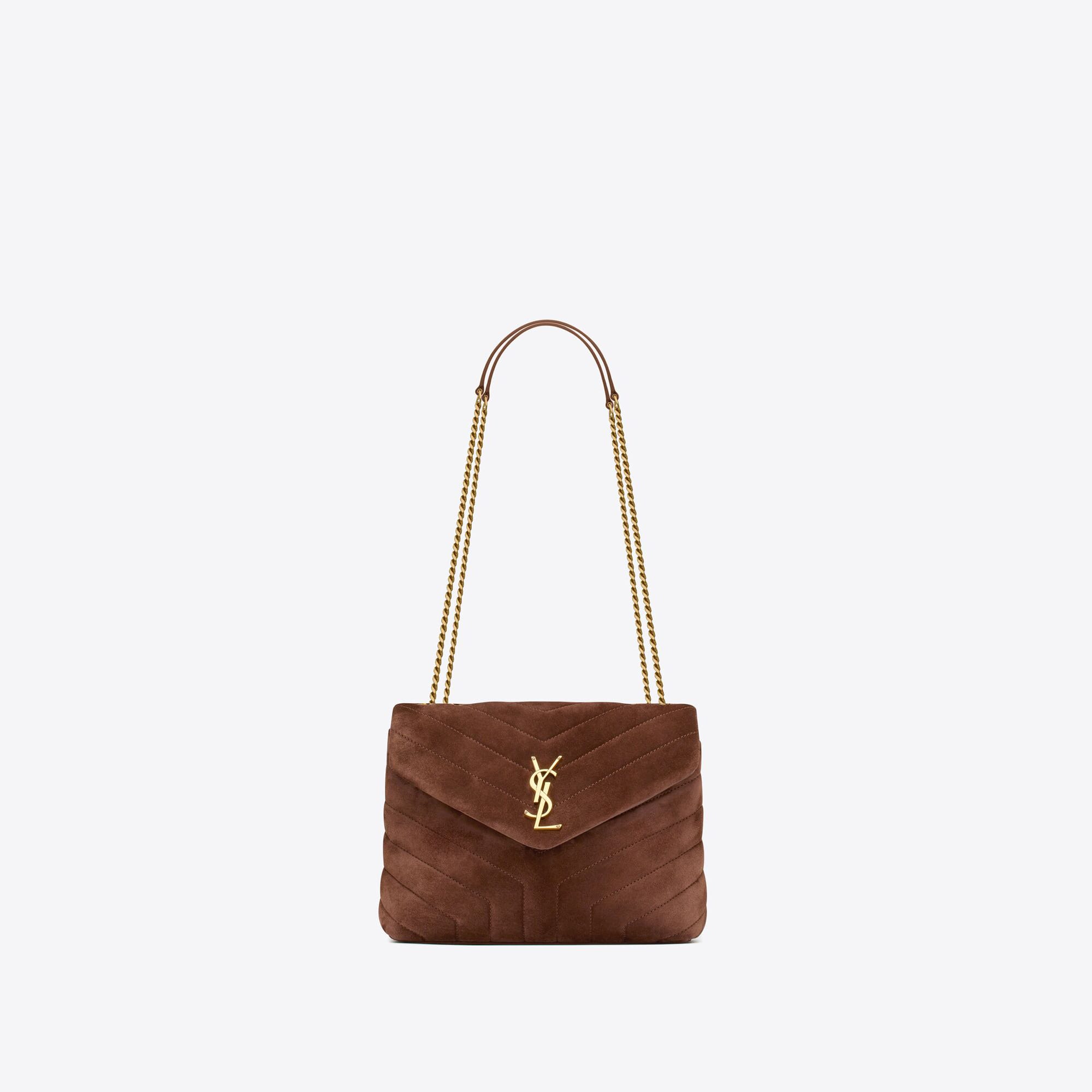 YSL replica designer bags loulou small in quilted suede