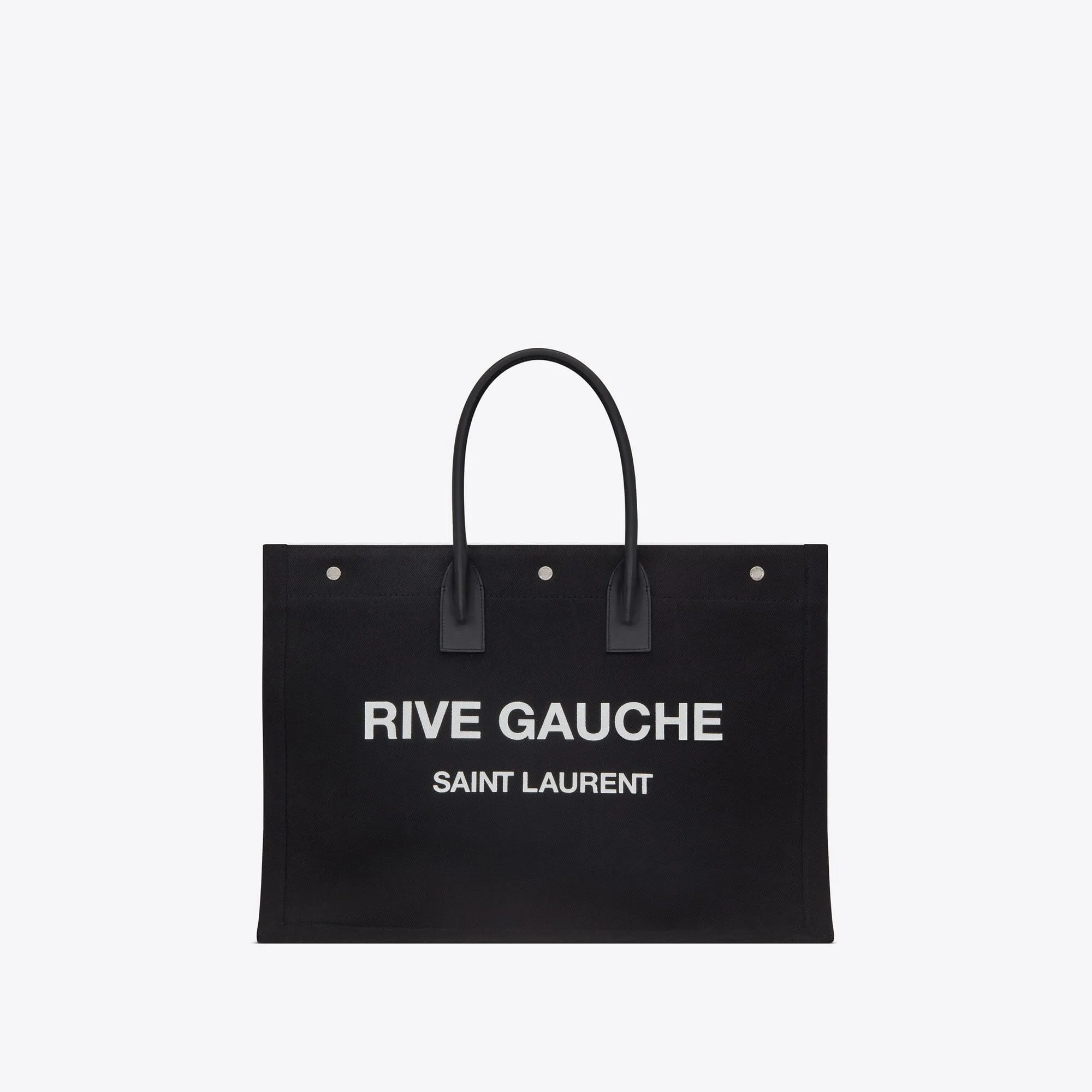 YSL replica designer bags rive gauche tote in canvas
