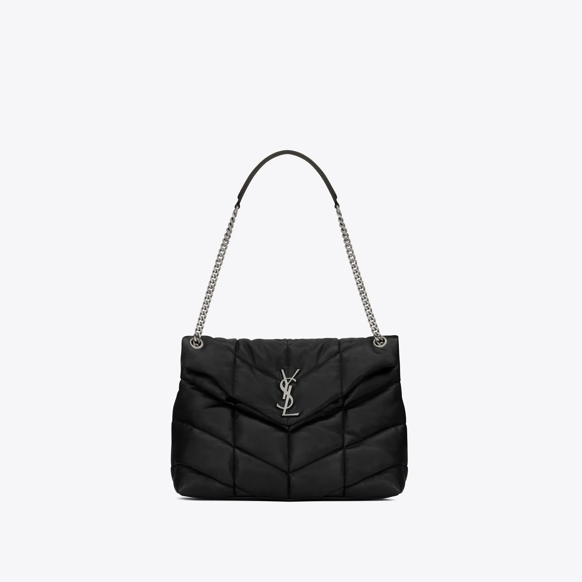 YSL replica designer bags puffer medium in nappa leather