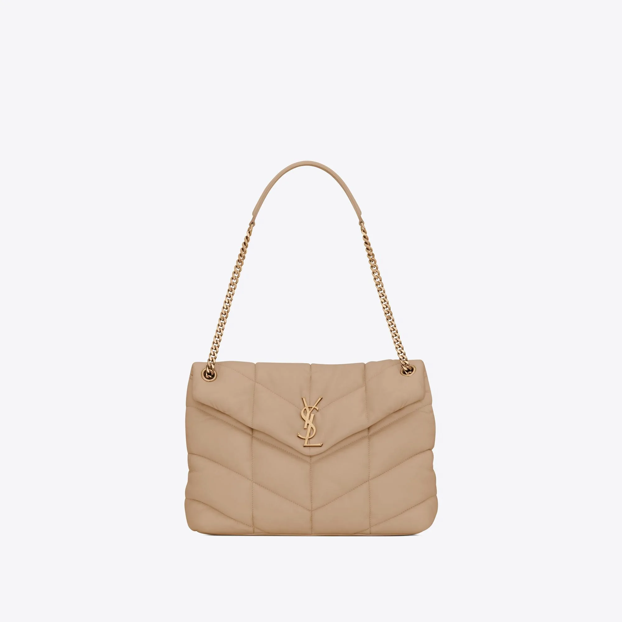 YSL replica designer bags puffer medium in nappa leather