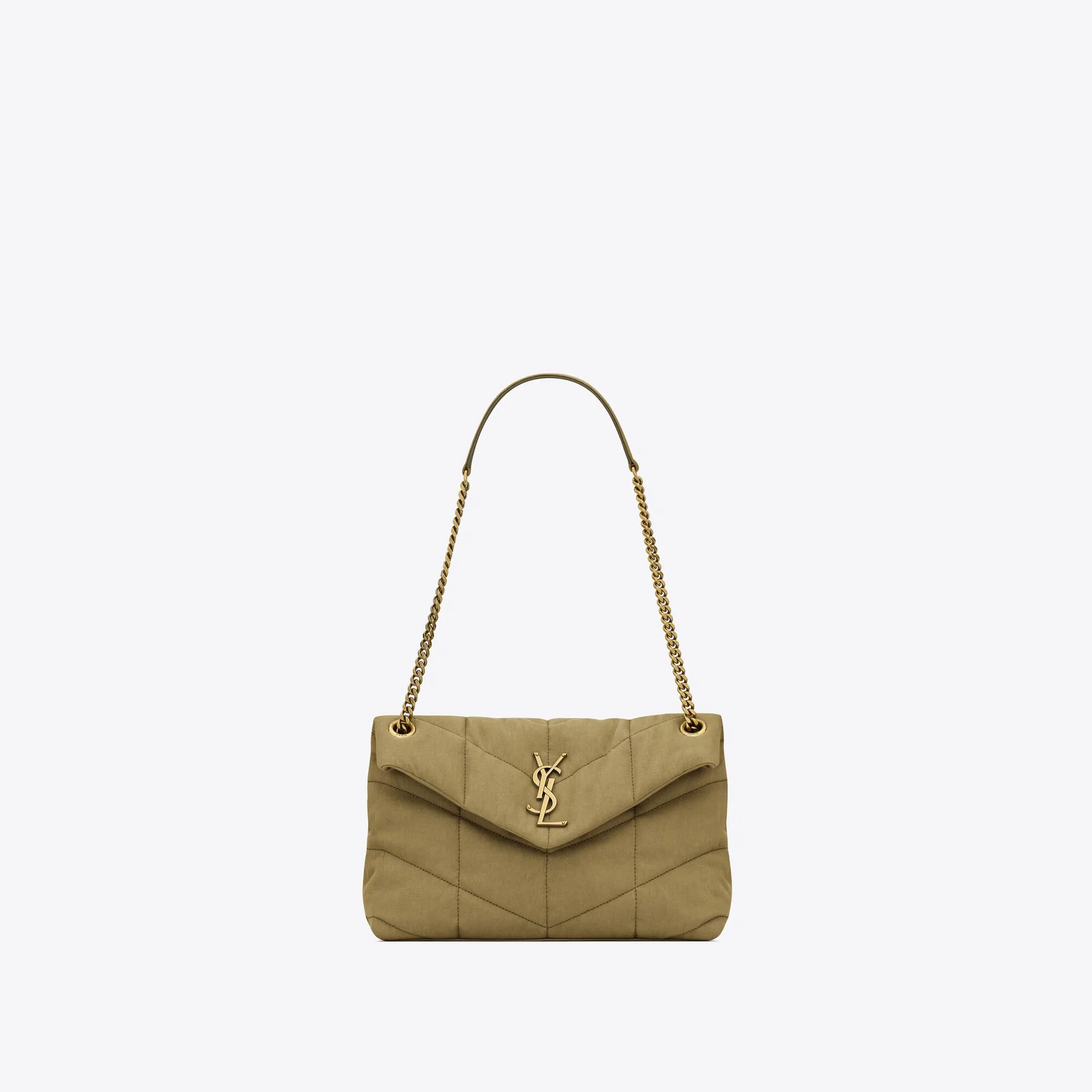 YSL replica designer bags puffer small in jersey