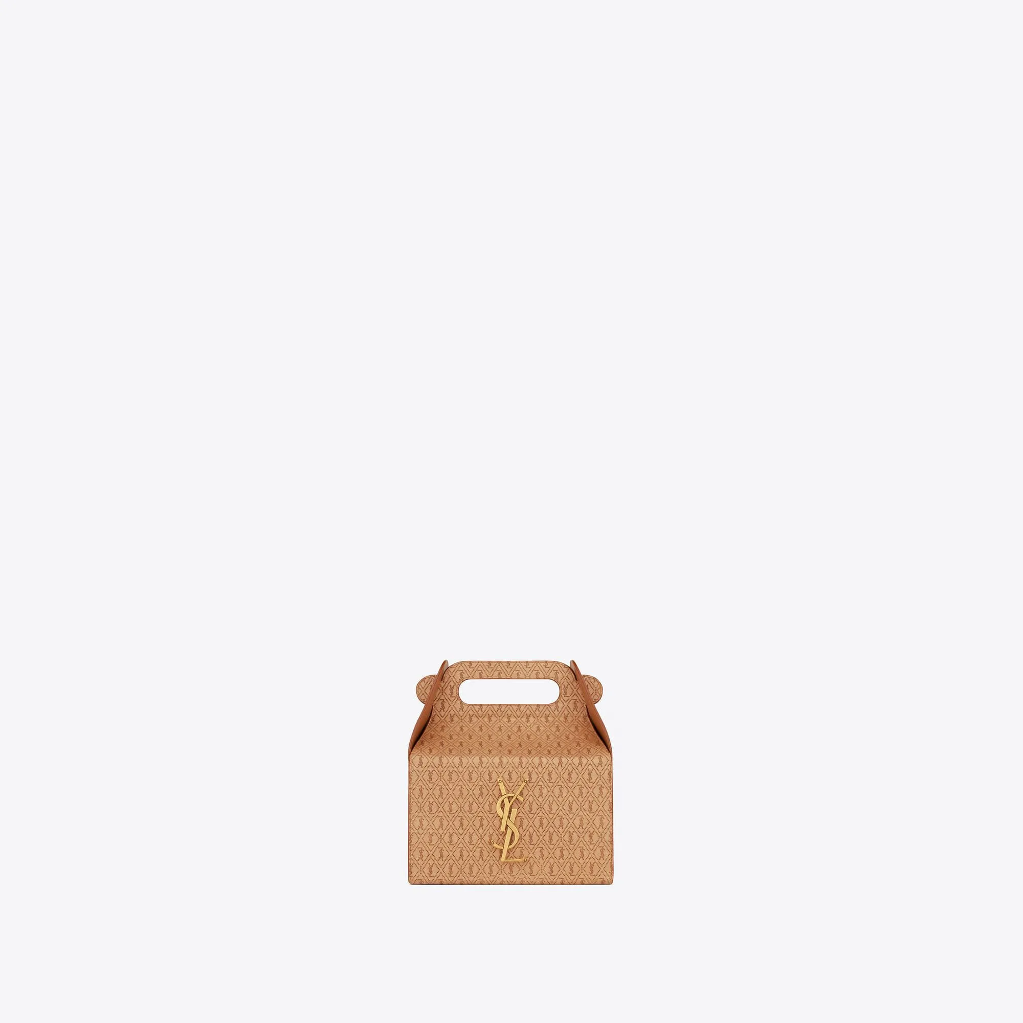 YSL Replica Bags take-away box in vegetable-tanned leather