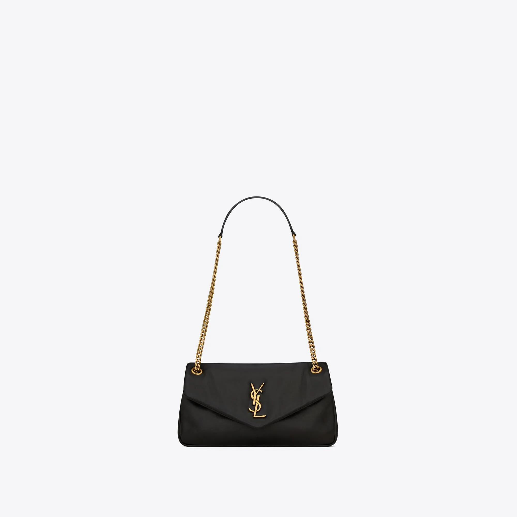 YSL replica designer bags calypso in plunged lambskin