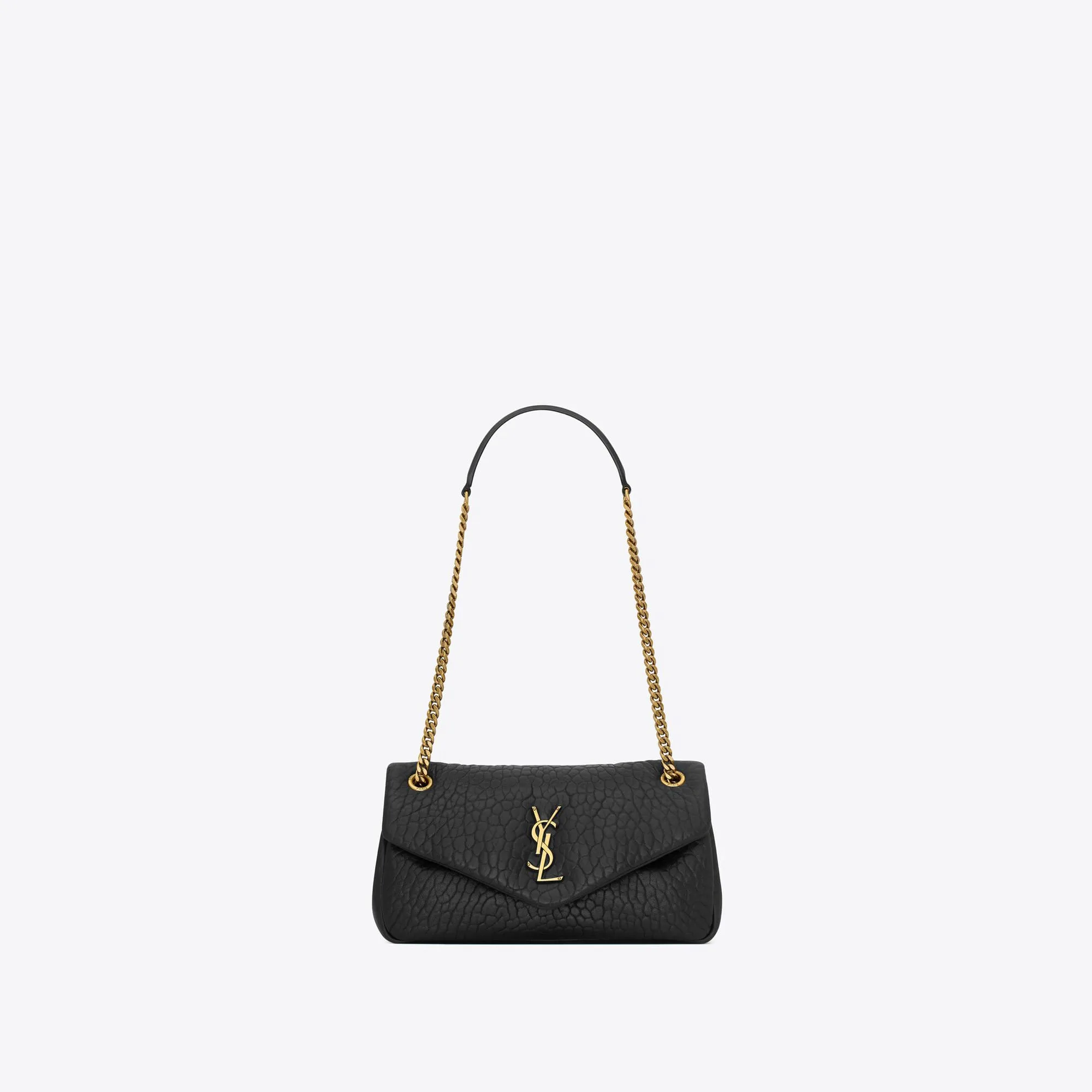 YSL replica designer bags calypso in grained lambskin