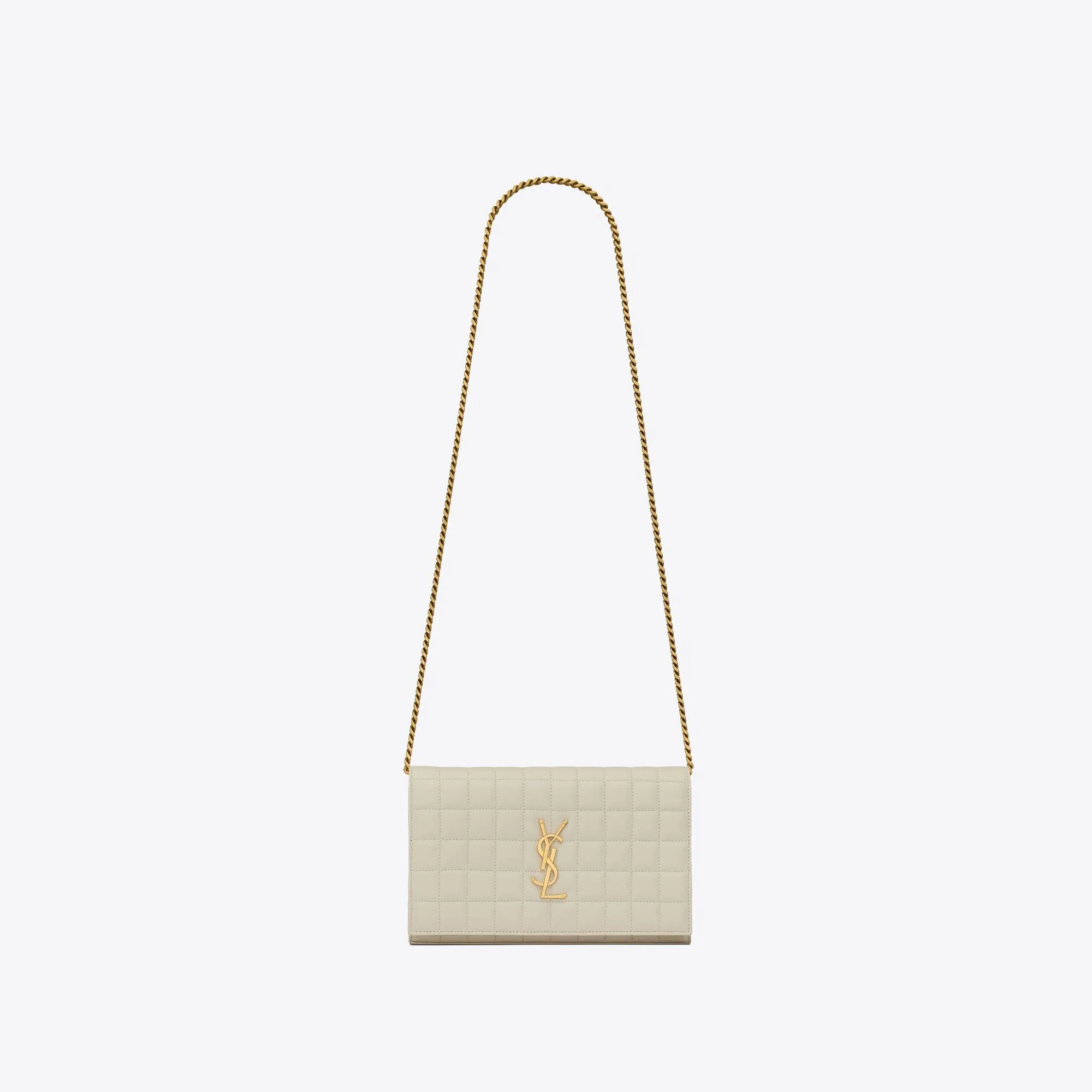 YSL replica designer bags lambskin cassandre chain wallet
