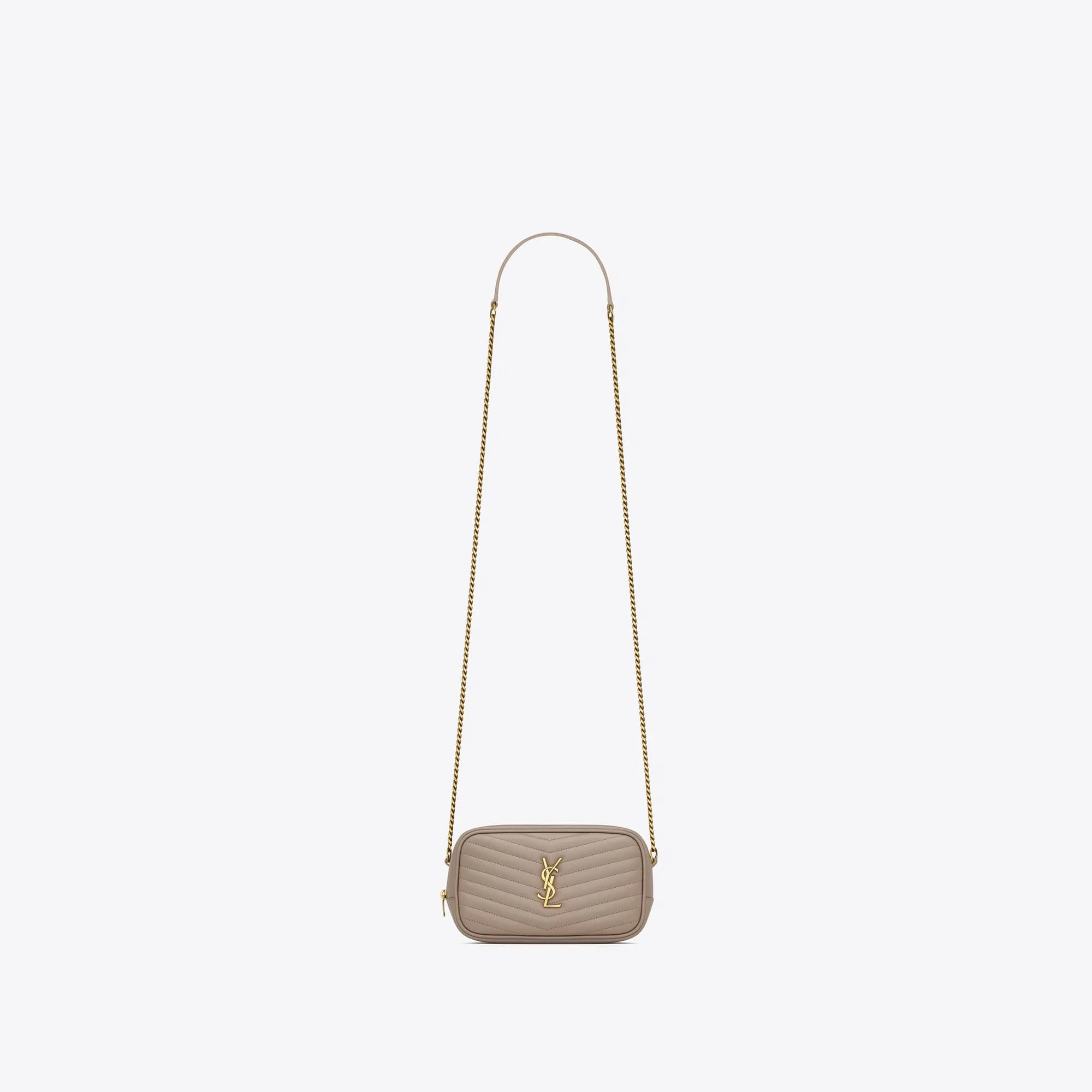 YSL replica designer bags mini lou in quilted leather