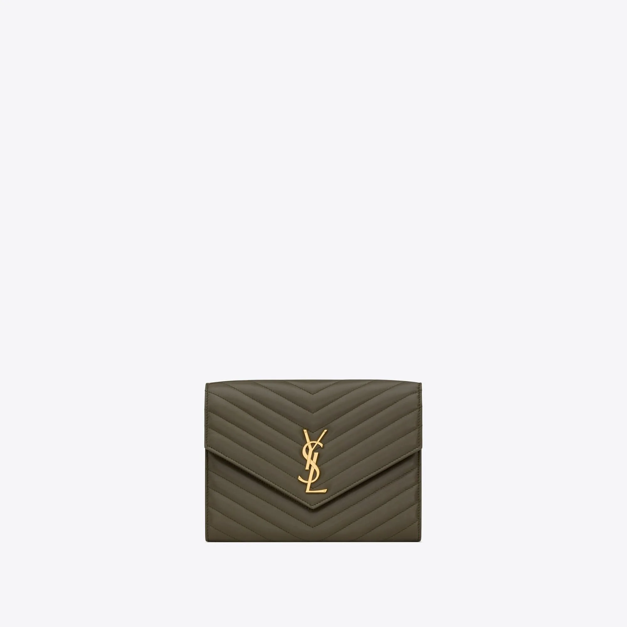 YSL replica designer bags cassandre matelasse flap pouch in lambskin