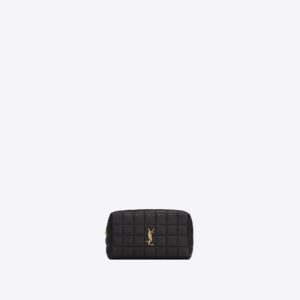 YSL Replica Designer Bag cassandre matelasse carre small cosmetic pouch in lambskin