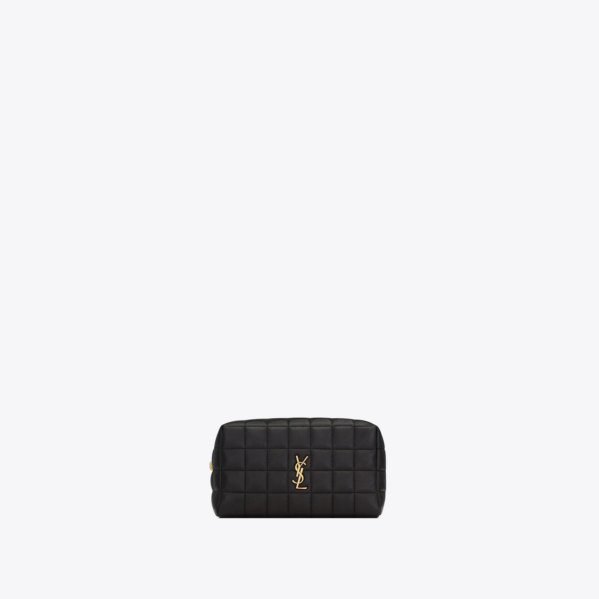 YSL replica designer bags cassandre matelasse carre small cosmetic pouch in lambskin