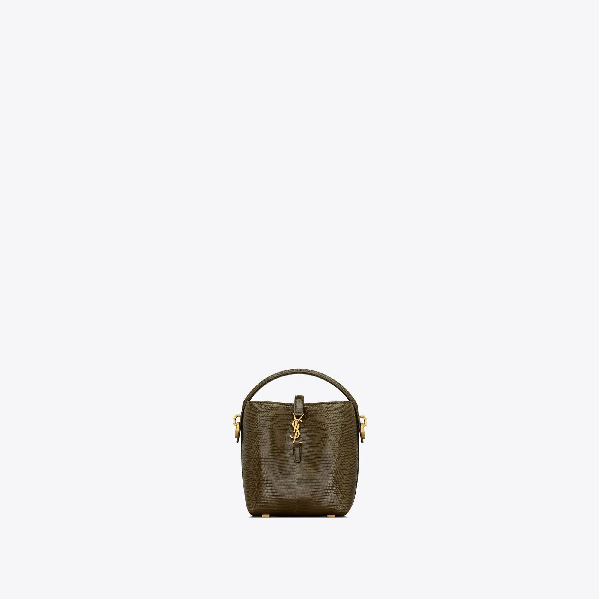 YSL replica designer bags le 37 mini in shiny lizard