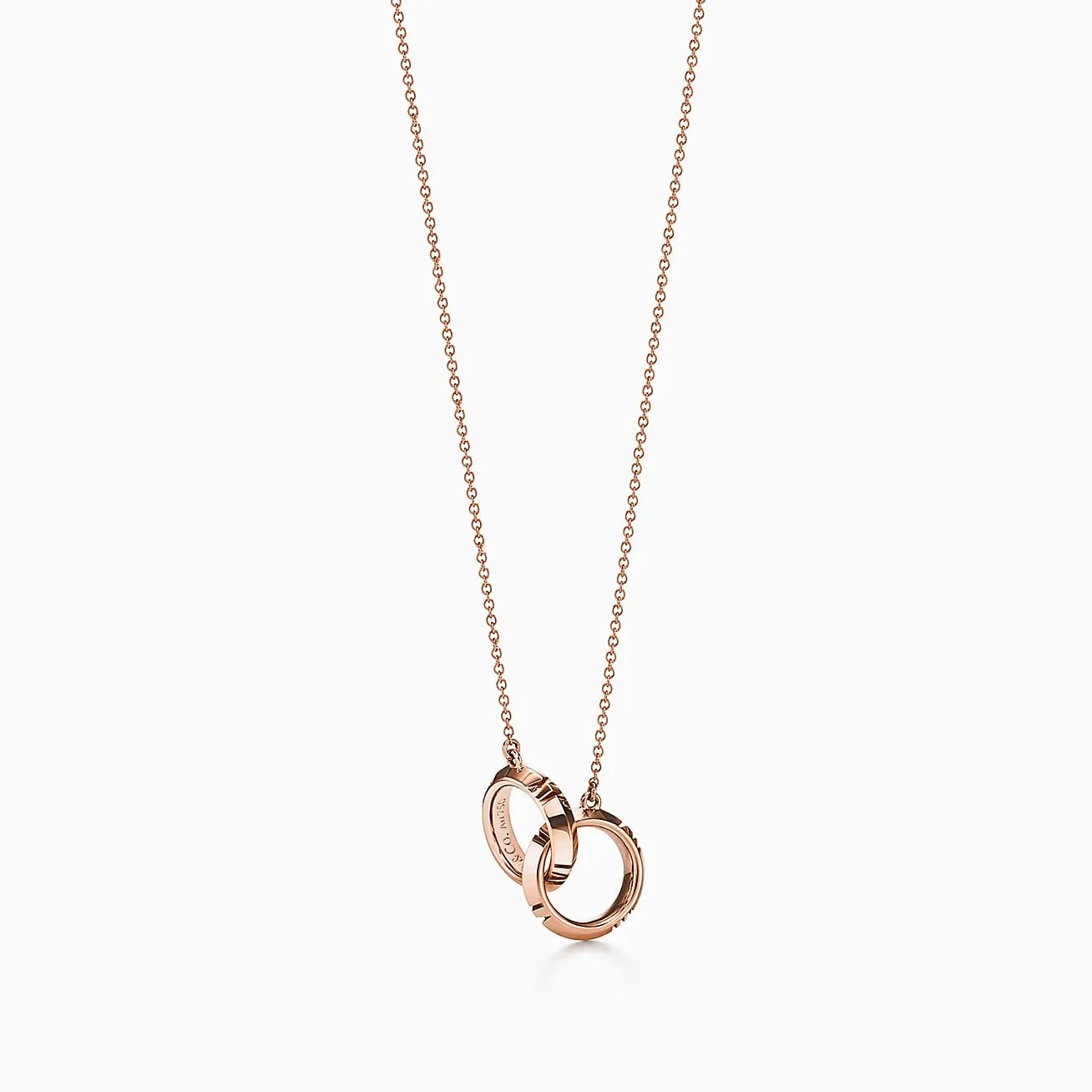 Atlas X Closed Interlocking Pendant Replica Tiffany necklace