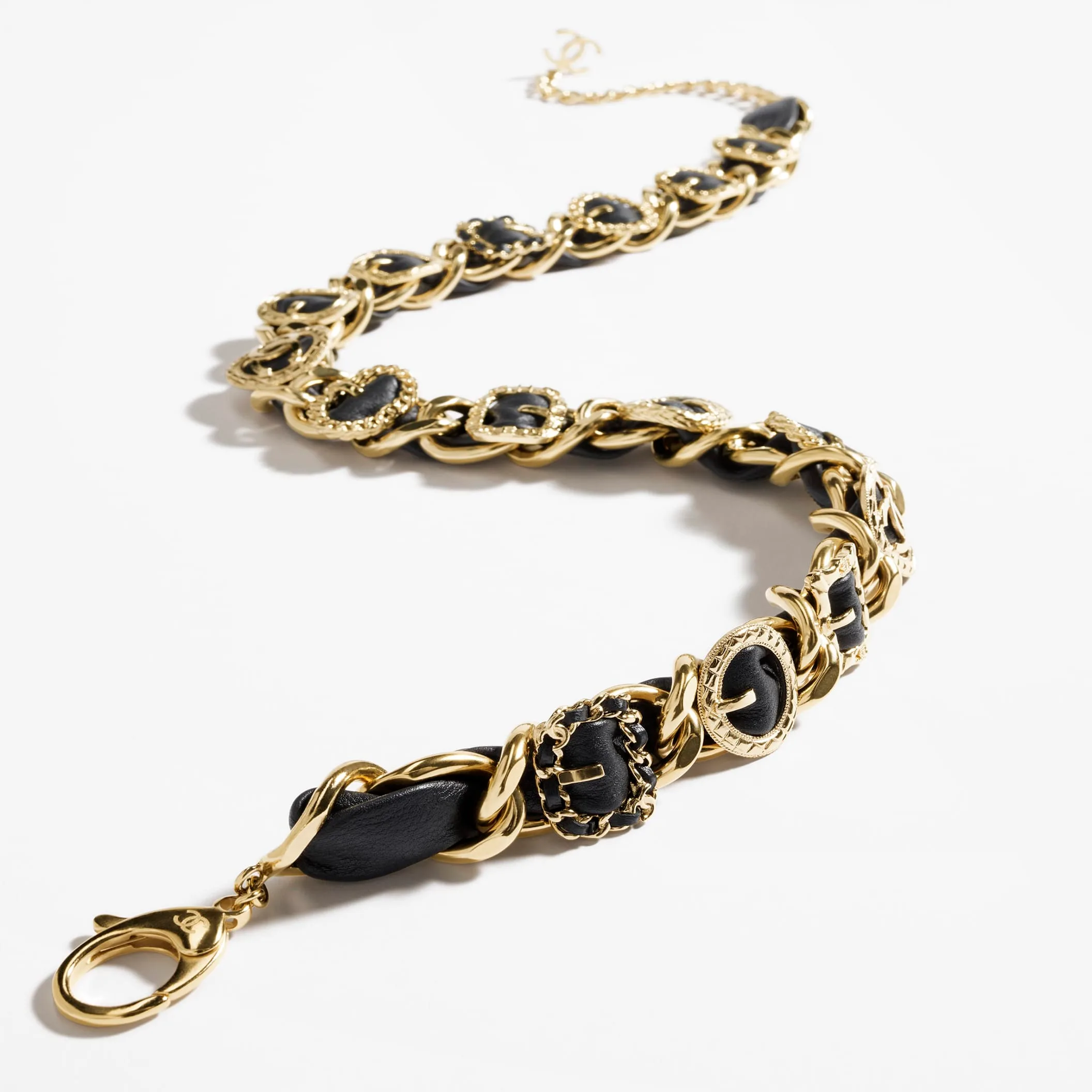 Gold & Black chanel replica bracelet