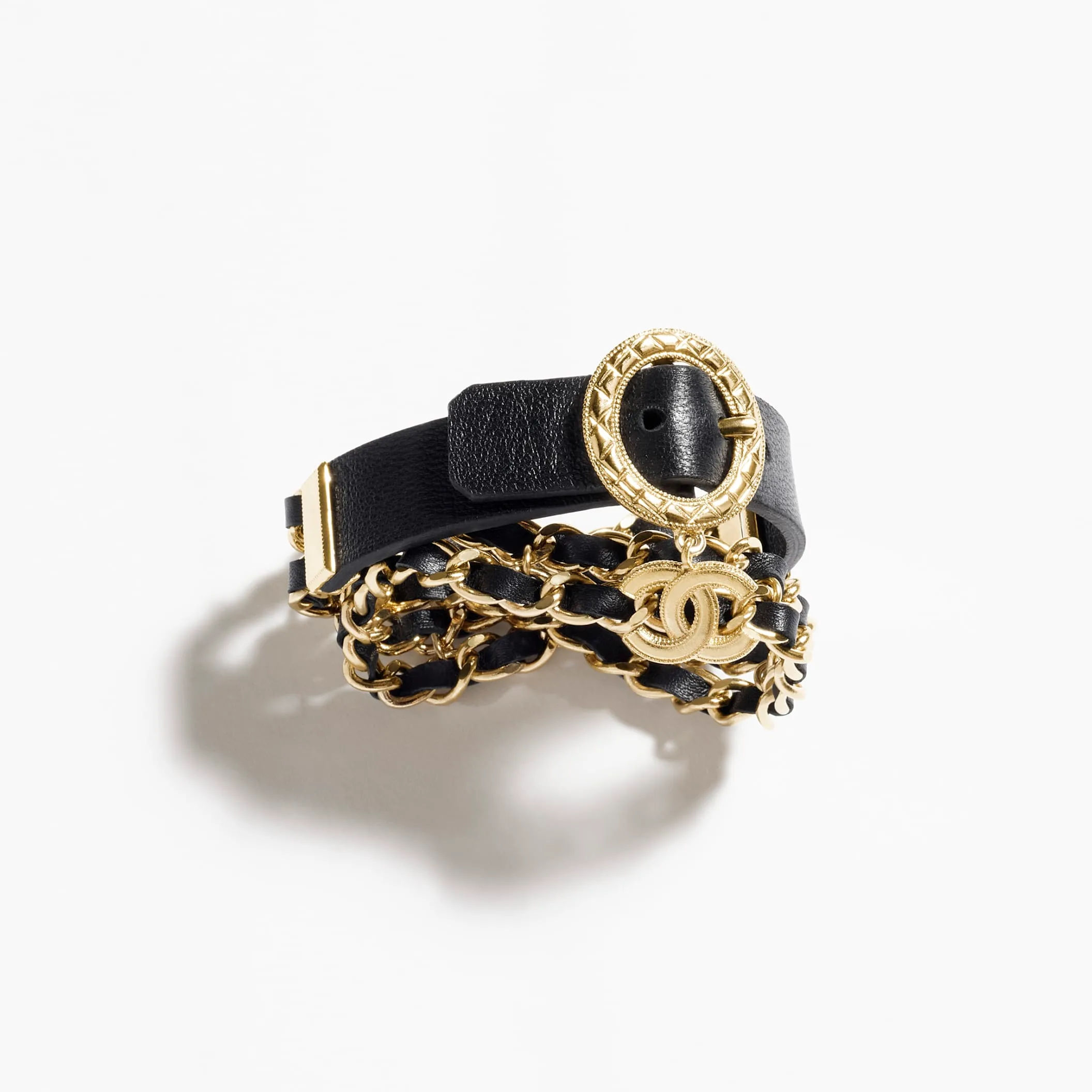 Gold & Black chanel replica bracelet