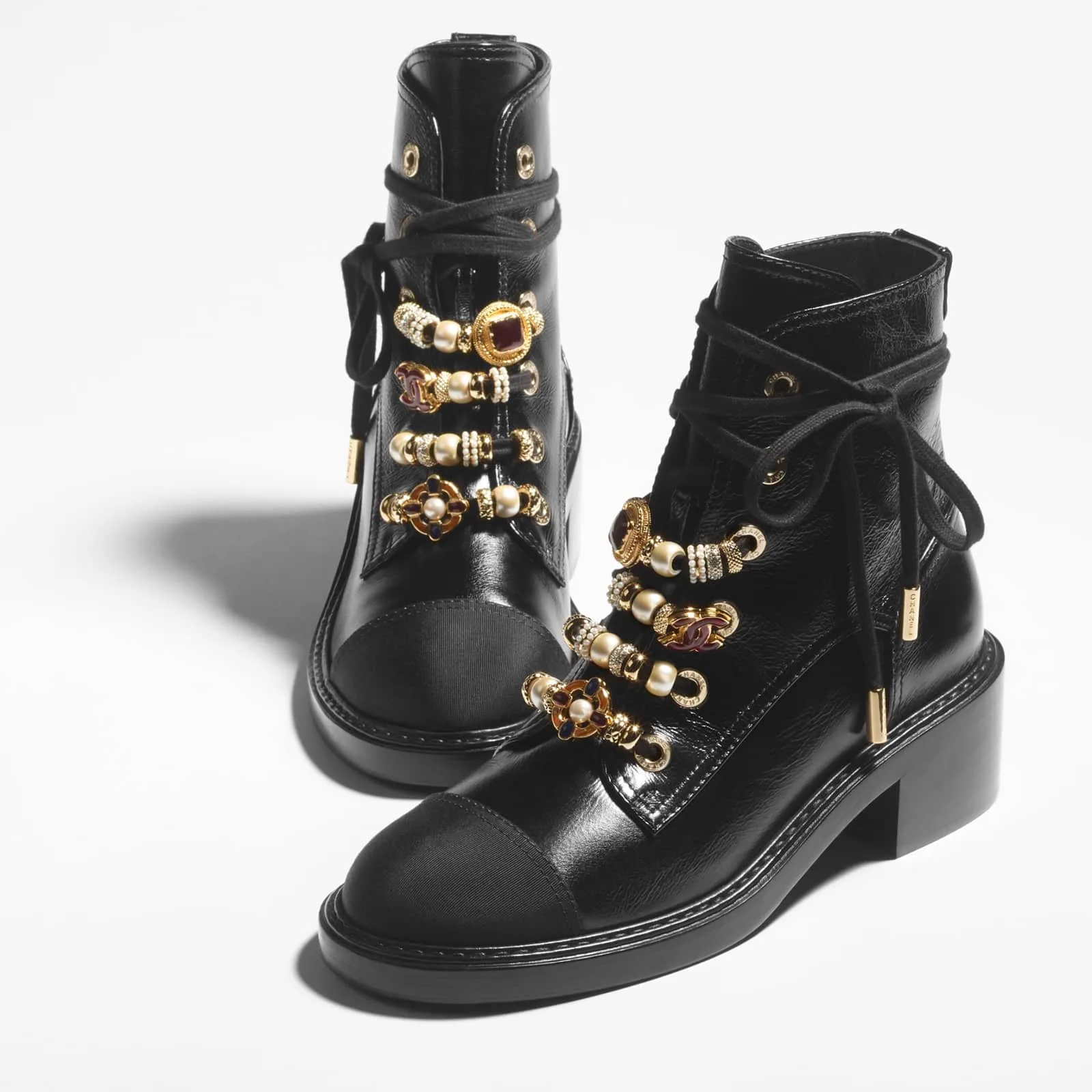 chanel replica shoes COMBAT BOOTS