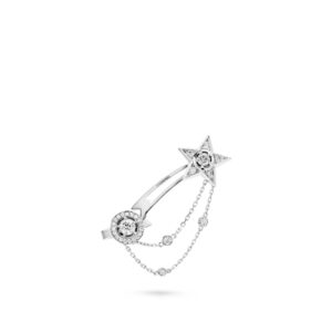 Comete 1932 Chanel earrings Cuff 18K white gold diamonds