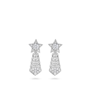 Comete Chanel earrings 18K white gold diamonds