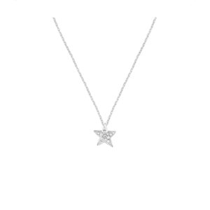 Comete Geode Chanel necklace Medium version 18K white gold diamonds