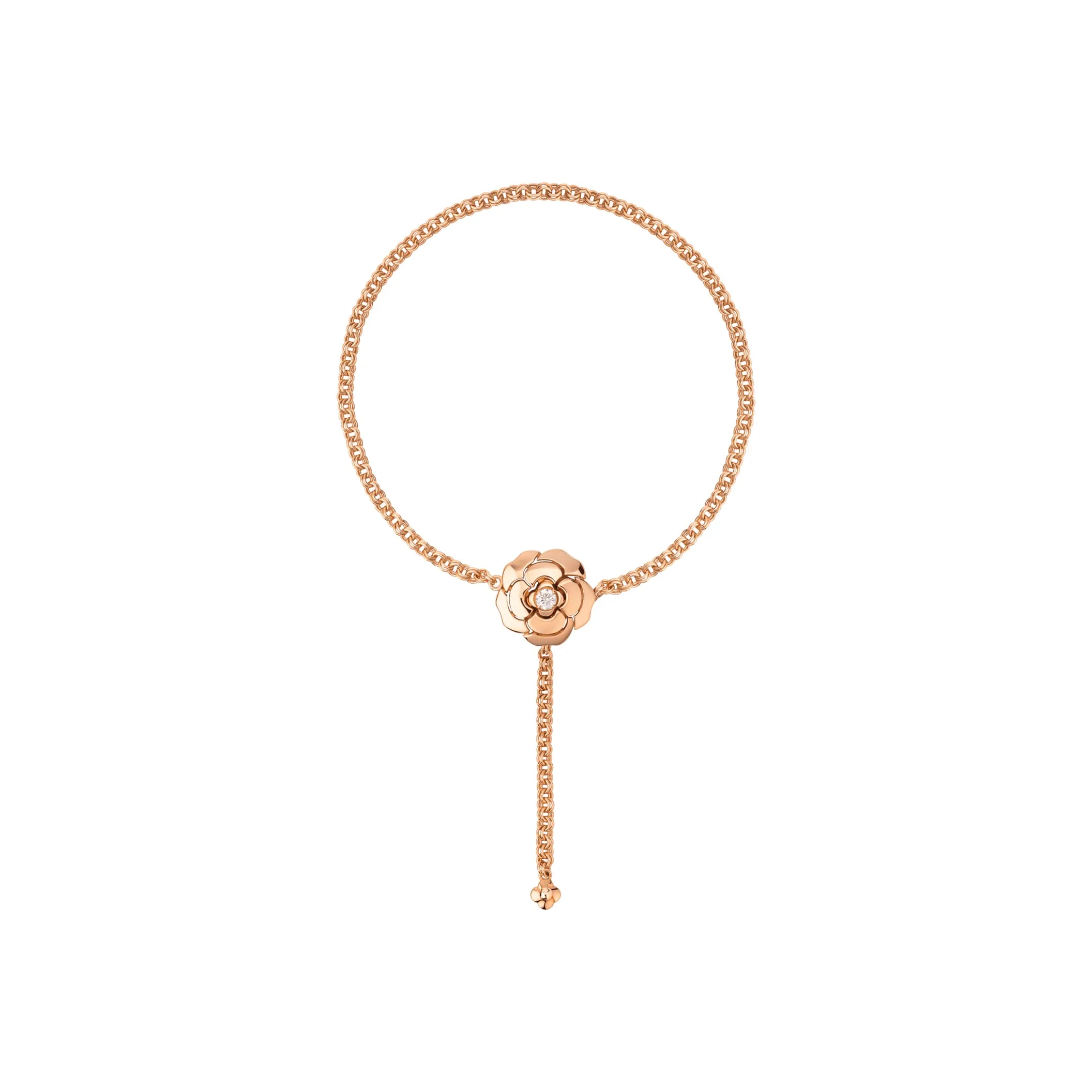 Extrait de Camelia chanel replica bracelet 18K rose gold diamond