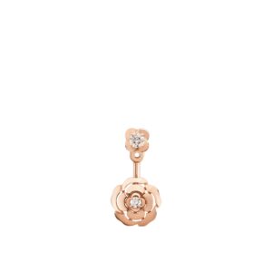 Extrait de Camelia single Chanel earrings 18K rose gold diamonds