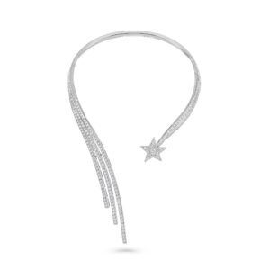 Fil de Comete Chanel necklace 18K white gold diamonds