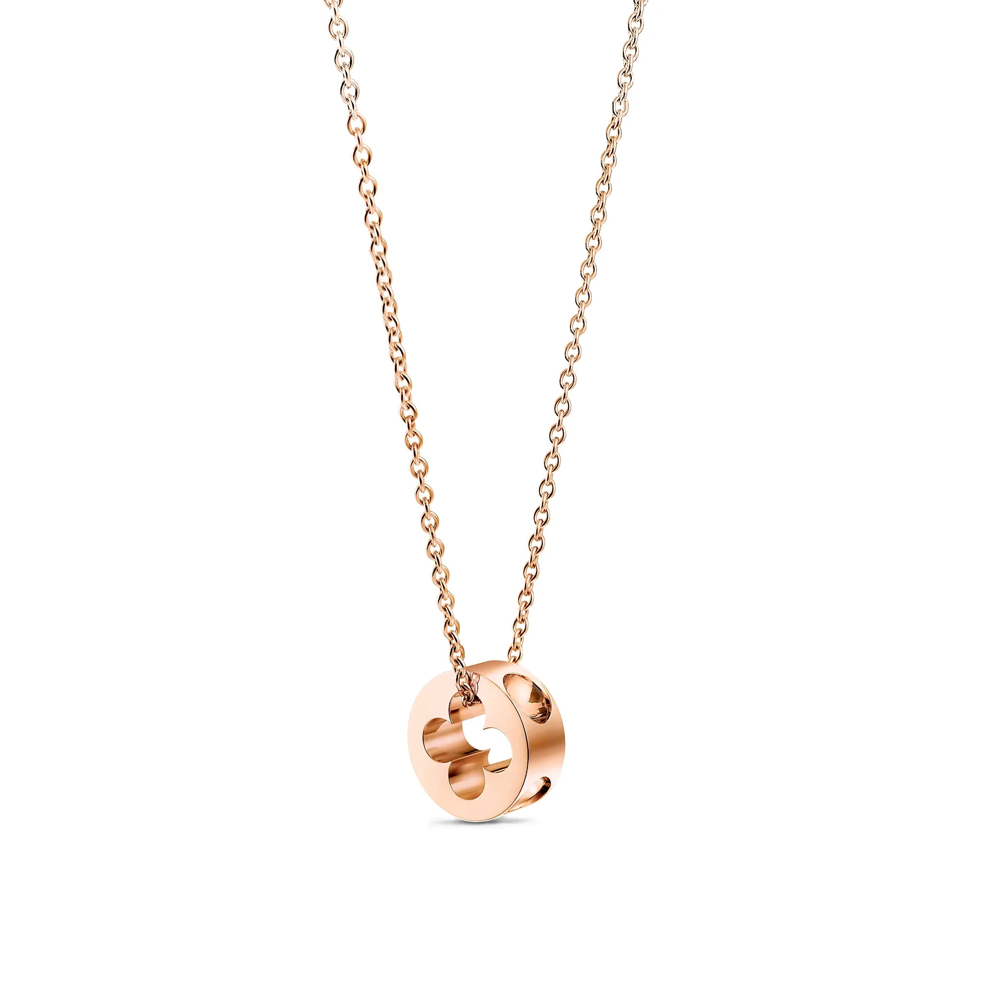 Louis Vuitton Replica Empreinte Pendant fake necklace Pink Gold