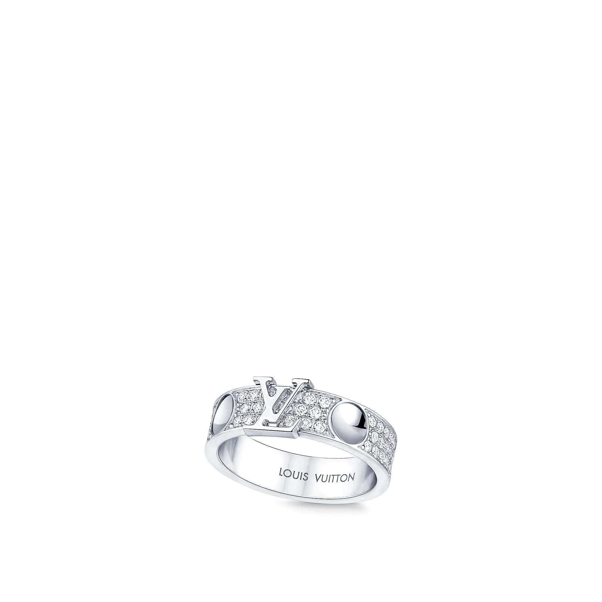 Louis Vuitton Replica Empreinte White Gold fake diamond rings