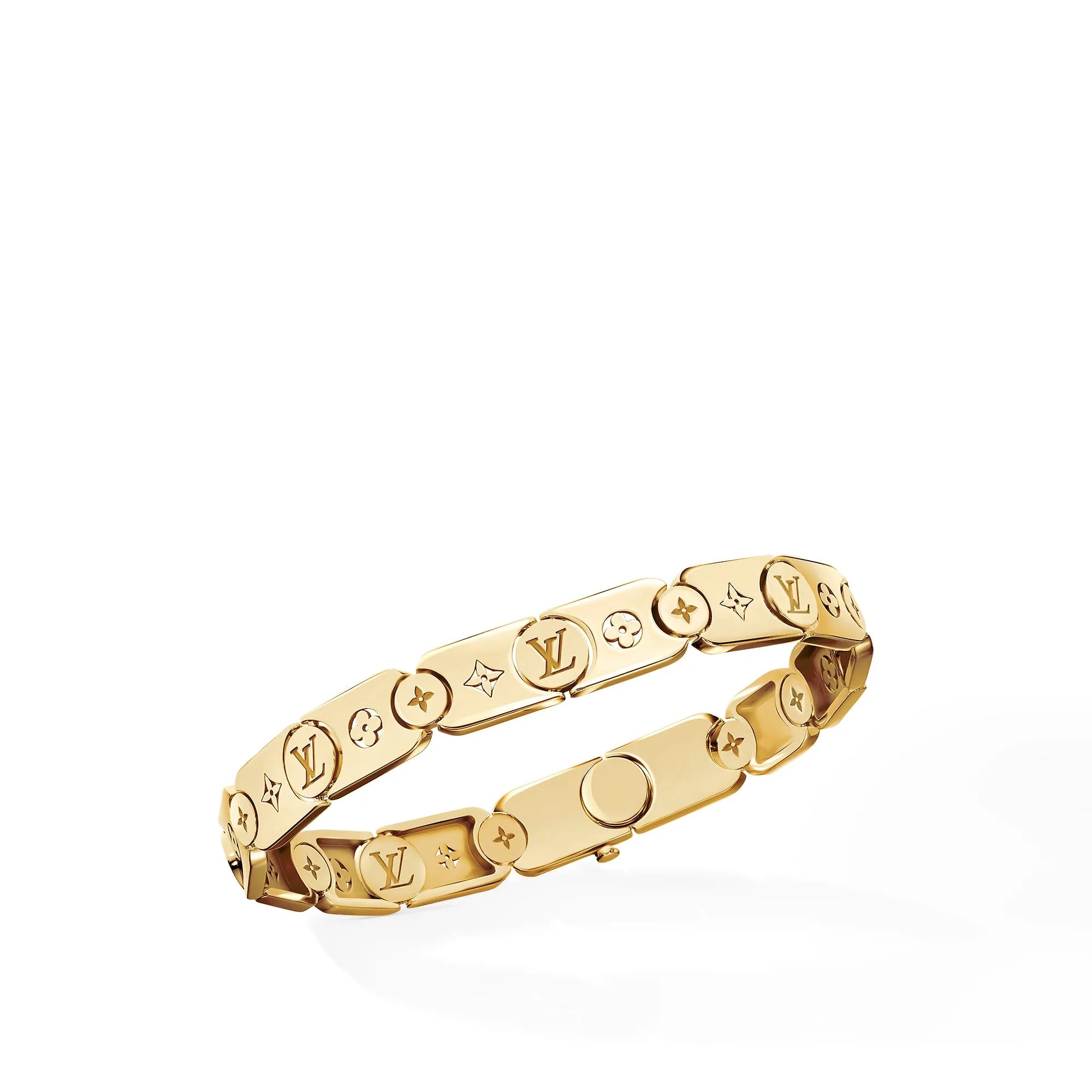 Louis Vuitton Replica Les Gastons Vuitton Gourmette love bracelet replica Yellow Gold