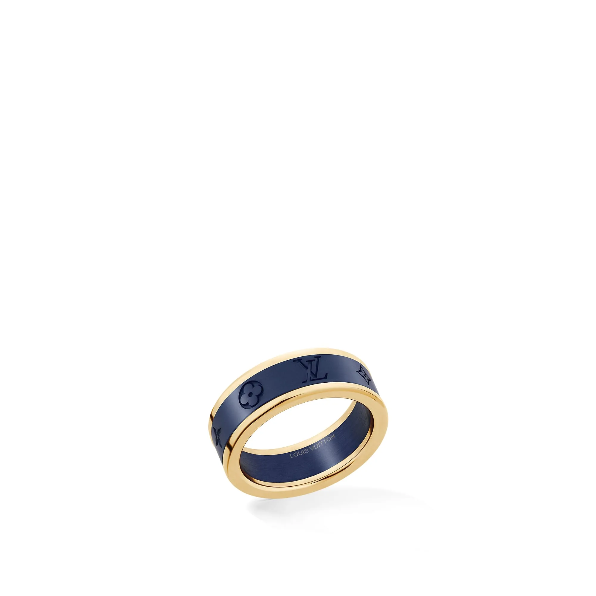 Louis Vuitton Replica Les Gastons Vuitton Small fake wedding rings Yellow Gold and Titanium