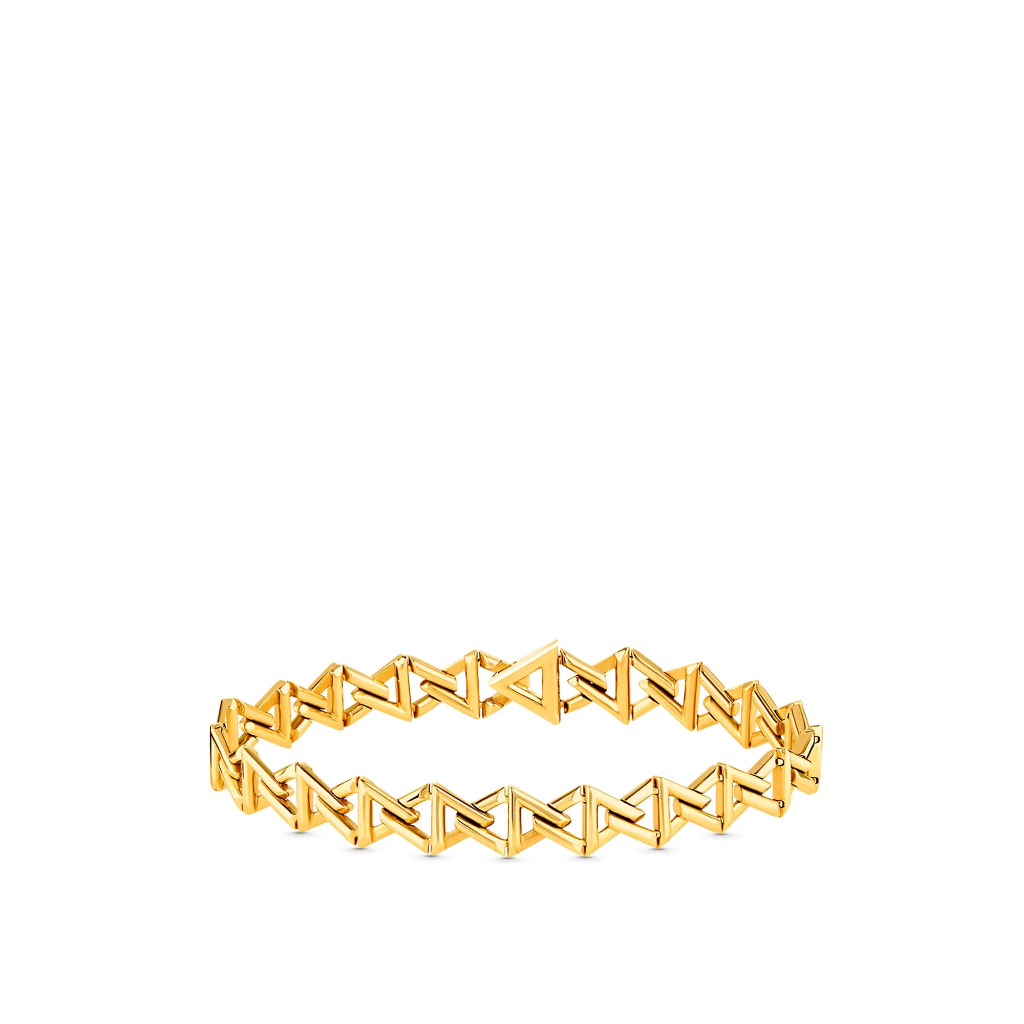 Louis Vuitton Replica LV Volt Curb Chain love bracelet replica Small love bracelet replica Yellow Gold