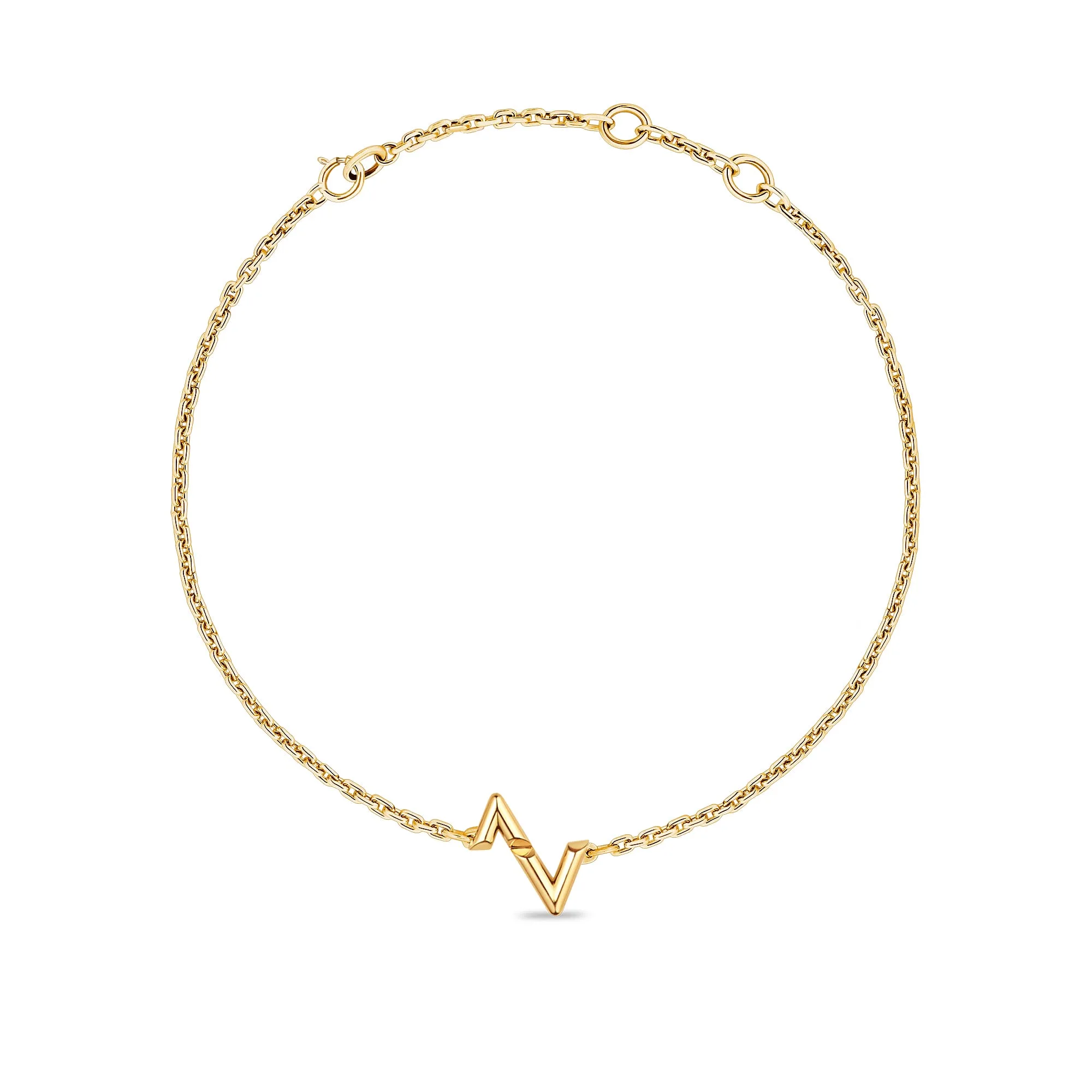 Louis Vuitton Replica LV Volt Upside Down Chain love bracelet replica love bracelet replica Yellow Gold