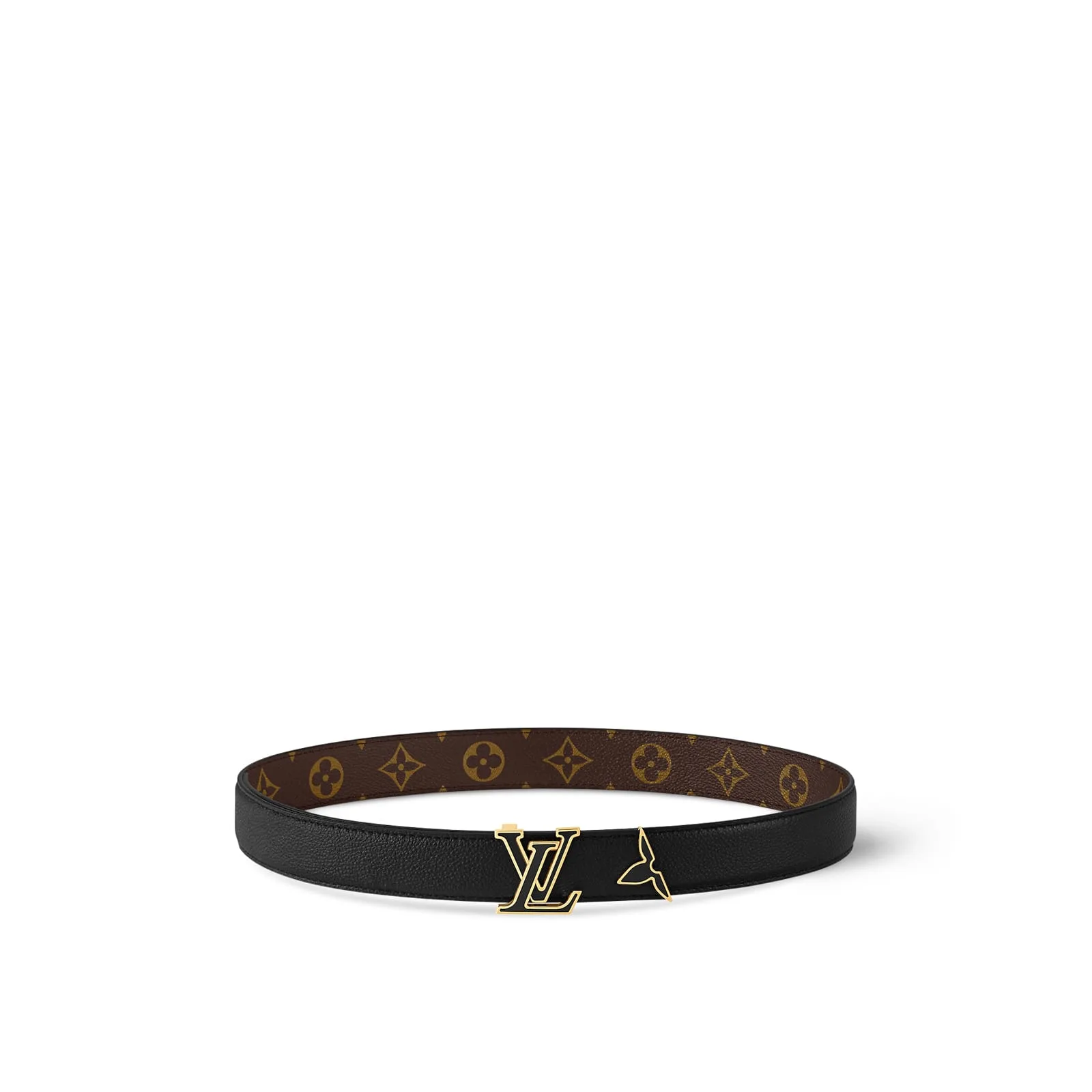 Louis Vuitton Pretty LV replica Enamel 30mm Reversible Belt