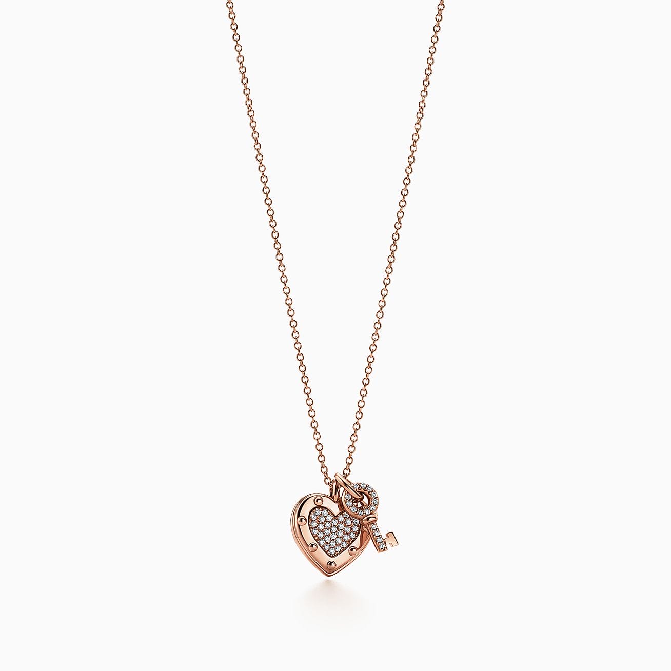 Return to Replica Tiffany necklace Love Heart Tag Key Pendant