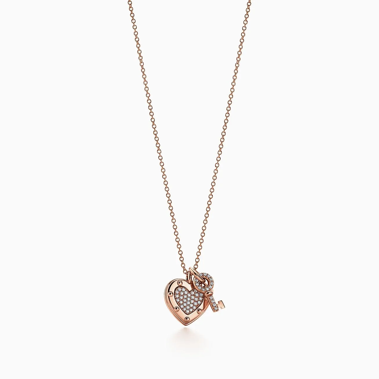 Return to Replica Tiffany necklace Love Heart Tag Key Pendant
