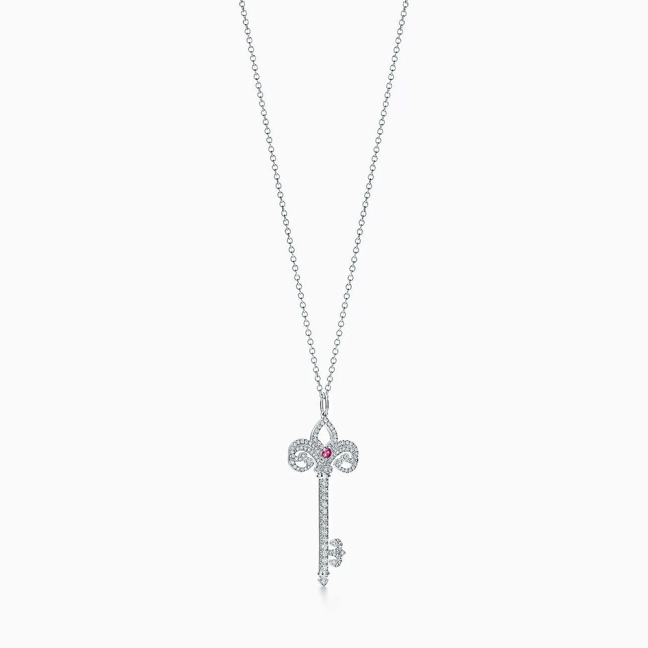 Replica Tiffany necklace Keys Replica Tiffany necklace Fleur de Lis Key Pendant