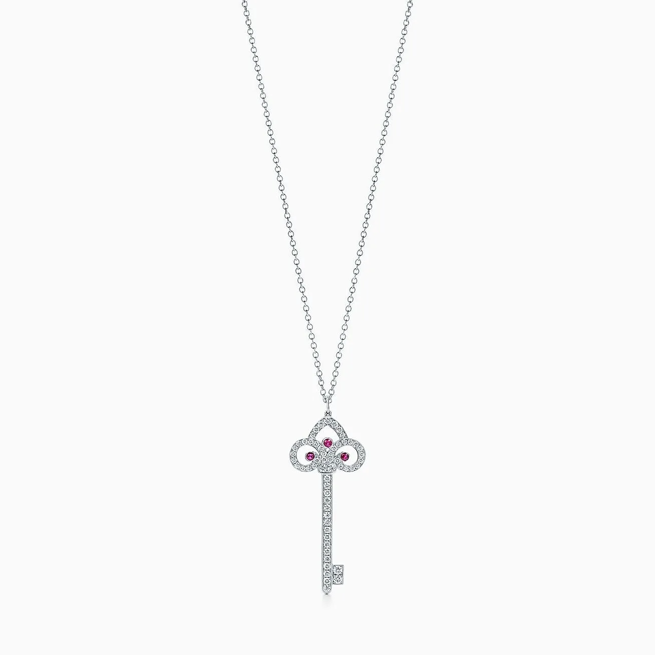Replica Tiffany necklace Keys Replica Tiffany necklace Fleur de Lis Key Pendant
