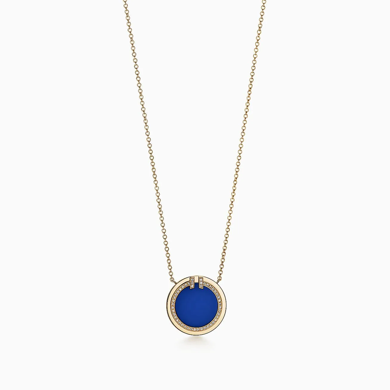 Replica Tiffany necklace T Circle Pendant