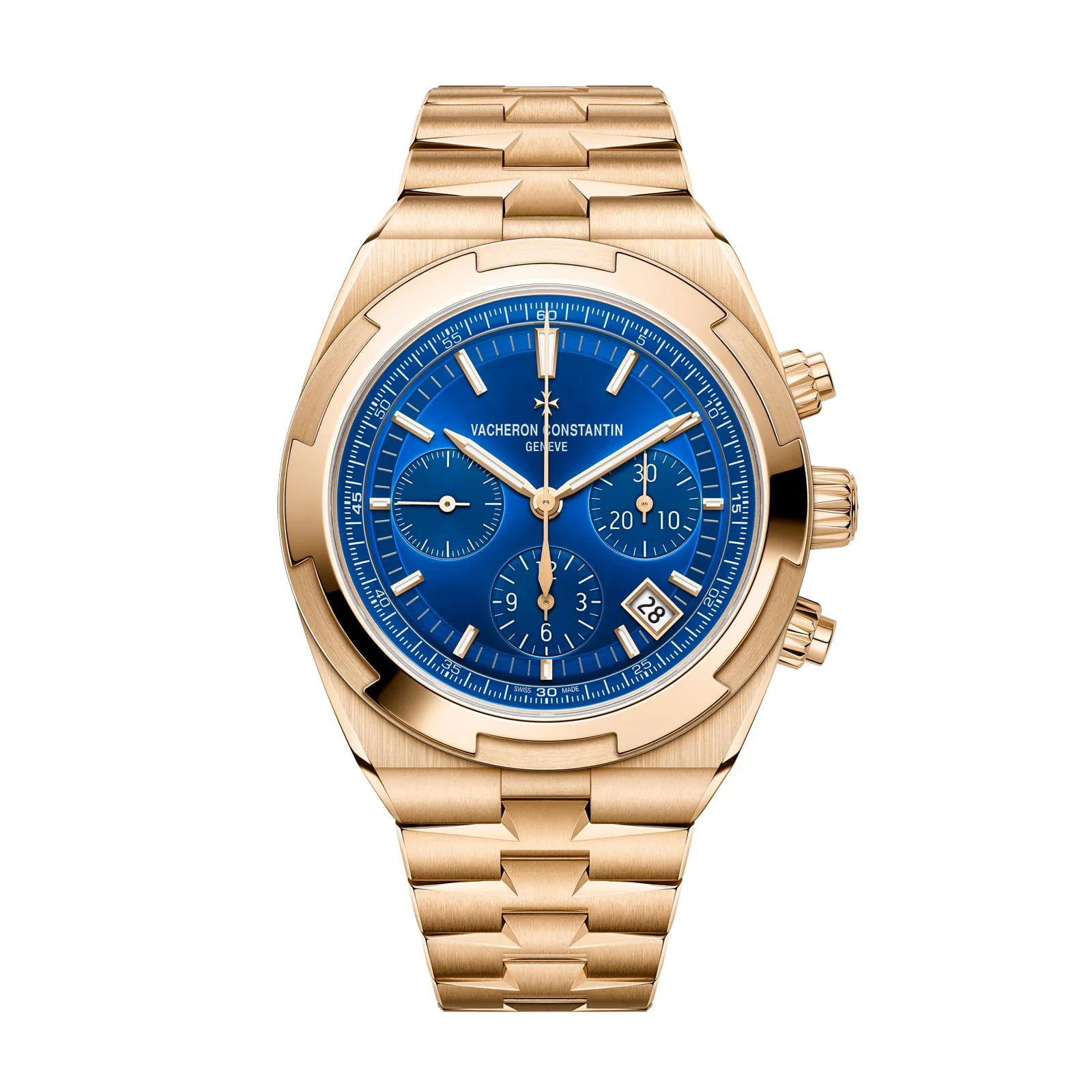 Replica Watches Fake Vacheron Constantin Overseas chronograph Boutique Exclusive 42.5 MM PINK GOLD