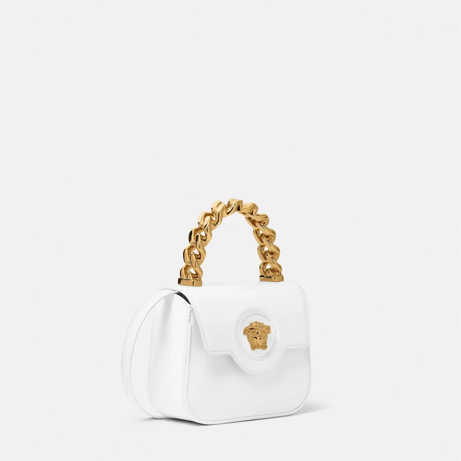 Replica Designer Bags La Medusa Patent Mini versace replica bags