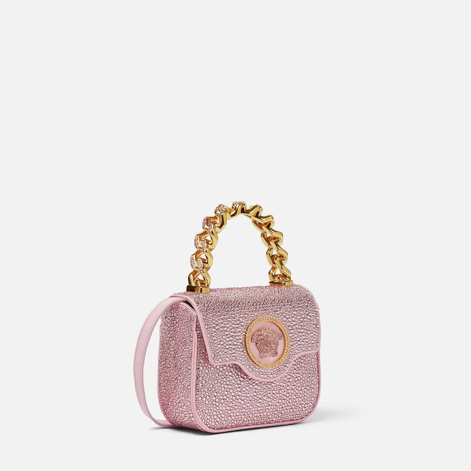 Replica Designer Bags Crystal La Medusa Mini versace replica bags
